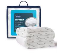 Silentnight Airflow Small Double Mattress Topper - Mattress Enhancer Pad with 5cm Thick Cushioning, Airflow Technology to Reinvent Your Mattress and Elasticated Straps - Small Double