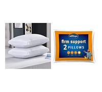 Silentnight Airmax Super Support Firm Pillows 2 Pack - Firm Support Bed Pillows with Foam Core Breathable Cooling, White