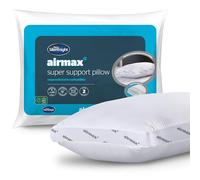 Silentnight Airmax Super Support Pillow - Orthopedic Breathable Cooling Foam Pillow for Neck and Shoulder Pain Relief Hypoallergenic Bed Pillow - Pack of 1, White