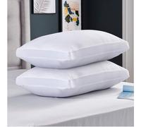 Silentnight Airmax Super Support Pillows, With Foam Core Breathable Cooling Cool Pillows, Hypoallergenic, White, 69 x 46 cm, Pack of 2
