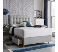 Silentnight Alaro Kingsize 2 Drawer Divan Set - Slate Grey