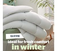 Silentnight Anti Allergy Single Duvet 13.5 Tog - Thick Heavy Warm Winter Quilt Duvet Anti-Bacterial and Machine Washable with Allergy UK Approved Anti Allergy Fibres - Single Bed