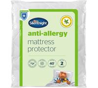 Silentnight Anti-Allergy Mattress Protector â Mattress Cover Bed Pad Topper w