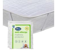 Silentnight Anti Allergy Mattress Protector - Ideal for Allergy and Asthma Sufferers Protecting Against Bacteria and Dust Mites - Bed Cover Pad with Fit Straps, Machine Washable, 2 Pack, King