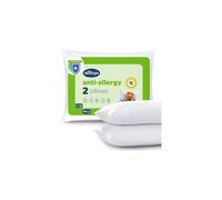 Silentnight Anti Allergy Pillow Pack of 2 - Medium Support Anti Bacterial Two Pack Pillow Pair For Side Sleepers - Machine Washable Hypoallergenic Bed