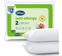 Silentnight Anti Allergy Pillow Pack of 2 Medium Support Anti Bacterial Two Pack Pillow Pair For Side Sleepers Machine Washable Hypoallergenic