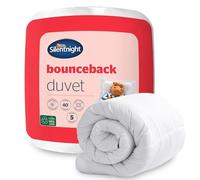 Silentnight Bounceback Duvet 10.5 Tog - All Season Winter Quilt Machine Washable and Hypoallergenic - White, Single