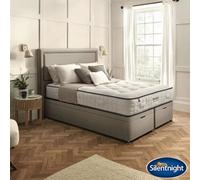 Silentnight British Wool 2400 Pocket Mattress & Sandstone Full Ottoman Divan, King