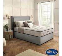 Silentnight British Wool 2400 Pocket Mattress & Slate Grey 4 Drawer Divan, Double