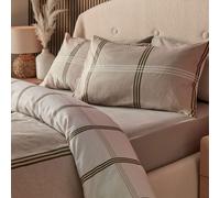 Silentnight Brushed Cotton Duvet Set BURGUNDY DOUBLE