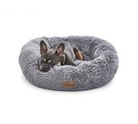 Silentnight Calming Donut Pet Bed - Super Fluffy Comfort Reduce Anxiety - Nest Calm Design - Cushioned Sides for Head Support - Dog Cat Sleep Bed - M
