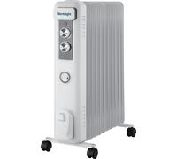 Silentnight Comfort Control 11 Fin 577564GE Oil Filled Radiator 2500W - White, White