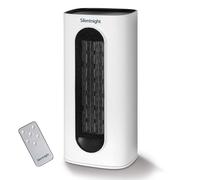 Silentnight Comfort Control Ceramic Fan Heater - Portable 2000W Electric Space Heater with Remote Control, 70° Oscillation, 9hr Timer, Adjustable Thermostat, Overheat Protection - Home, Bedroom & More