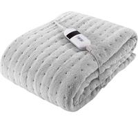 SILENTNIGHT Comfort Control Heated Throw - Grey, 160 x 120 cm
