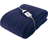 Silentnight Luxury Heated Throw - Navy