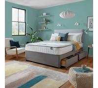 Silentnight Comfort Superking Divan Bed With Mattress - Grey