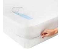 Silentnight Complete Encasement Waterproof Mattress Protector - 30cm Deep Zip Protection Against Allergens & Spillages For a Fresh Hygienic Bed - Quiet Rustle Free - Hypoallergenic & Washable, Double