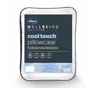 Silentnight Cool Touch Pillowcase - Best Cooling Temperature Control Pillow Cover Case For Hot Flashes Warm Sleepers Stay Cool At Night - Prevent Overheating Long Lasting Pillowcase