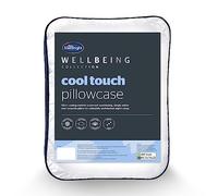 Silentnight Cool Touch Pillowcase - Best Cooling Temperature Control Pillow Cover Case For Hot Flashes Warm Sleepers Stay Cool At Night - Prevent Overheating Long Lasting Pillowcase