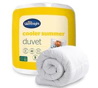Silentnight Cooler Summer Single Duvet 4.5 Tog ? Lightweight Hypoallergenic and Machine Washable Summer Duvet Quilt ? Single, White