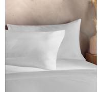 Silentnight Cotton Rich T180 Pillowcases - White - Pair