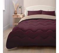 Silentnight Coverless Duvet And Pillowcase - 10.5 Tog - Berry/natural - Single