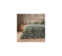 Silentnight Coverless Leaf Print Duvet & Pillowcase Set - Supersoft Stylish 10.5 Tog Bed Quilt - Two Reversible Designs - All Year Round Comfort No