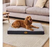 Silentnight Crate Dog Bed - Orthopaedic Firm Support Pet Mattress with Non-Slip Base - Comfort & Support Mat Reduce Pressure on Joints, Removable and