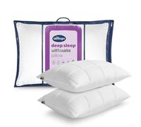 Silentnight Deep Sleep Ultimate Pillow - Luxurious Comfort Down-Like Fibadown Fibres and Soft Cosy Quilted Cover - Bouncy & Plump Bed Pillow for Side Sleepers - Head and Neck Support, 4 Pack