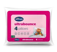 Silentnight Deluxe Ultrabounce Pillows 4 Pack ? Pack of 4 Medium Support Pillows for Back, Front and Side Sleepers with Deluxe Fibres Ensuring