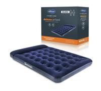 Silentnight Camping Collection Flock Airbed - Footpump - Blue - Double