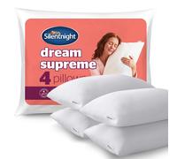 Silentnight Dream Supreme Pillows 4 Pack - Cloud-Like Comfort Bed Pillows for Front, Back & Side Sleepers Medium Soft Support with Soft Touch Hypoall