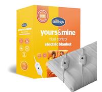Silentnight Dual Control Electric Blanket King Size - Heated Electric Underblanket Bed Warmer Sheet with 3 Heat Settings, Easy Fit Straps and Split Controls - King Size 160x150cm (63"x59")