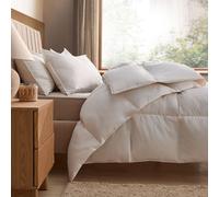 Silentnight Duck Feather Duvet - 10.5 Tog All Season Bed Quilt - Filled with Soft White Natural Duck Feathers for Superior Comfort - Down-Proof Cotton Cover - Breathable & Machine Washable, Super King