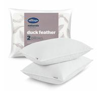 Silentnight Duck Feather Medium/ Soft Pillow - 2 Pack