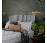 Silentnight Dusk Fabric Superking Headboard - Light Grey
