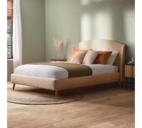 Silentnight Evana Kingsize Boucle Bed Frame - Ivory