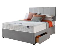 Silentnight Hatfield Kingsize 2 Drawer Divan Bed - Grey