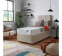 Silentnight Hatfield Single Memory 2 Drawer Divan Bed - Sand