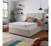 Silentnight Hatfield Small Double Memory Divan Bed - Sand