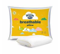 Silentnight Healthy Growth Breathable Pillow - Kids Pillow with Mesh Sides for a Refreshing Nights Sleep - Cotton, Anti Bacterial and Machine Washable, White