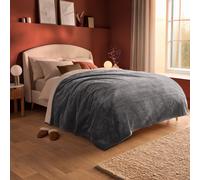 Silentnight Heat Genie Self-Heating Giant Blanket Warm Sherpa Throw Retains Heat