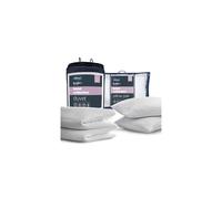 Silentnight Hotel Collection Bed Set - Luxury Hotel Quality 13.5 Tog Duvet and Pillow Pair Bundle - Premium Soft & Silk Touch - Hypoallergenic and