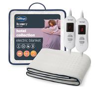 Silentnight Hotel Collection Electric Blanket - Luxury Cosy Comfort Covered in a Super Soft Fleece Fabric - Full Mattress Coverage with Easy Fit Straps - 3 Heat Settings, King