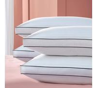 Silentnight Hotel Collection Luxury Pillows 4 Pack - Soft Touch Hotel Quality Bed Pillows for Back and Side Sleepers with Box Design Offering Extra