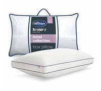 Silentnight Luxury Hotel Collection Back and Side Sleeper Support Pillow with Box Wall Design for Extra Support for Head, Neck and Shoulder, Pack of 1