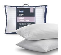 Silentnight Hotel Collection Pillows 2 Pack - Luxury Hotel Quality Pillows Soft Medium Support for Back and Side Sleepers Comfy Supportive - Hypoallergenic and Machine Washable - Pack of 2
