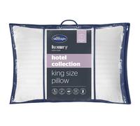 Silentnight Hotel Collection Super King Pillow - Covers Half of a Super King Size Bed - Luxurious 5 Star Hotel Comfort Pillow - Soft Touch Cover Fill