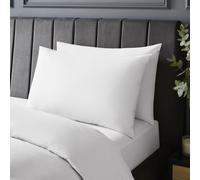 Silentnight Pure Cotton Pillowcase Pair - Luxurious Cool Soft Touch 200 Thread Count - Naturally Breathable 100% Cotton Bed Pillow Cover Set - Machine Washable - Teal Green, Pack of 2