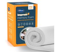 Silentnight Impress Double Memory Foam Mattress Topper - 25cm Thick Luxury